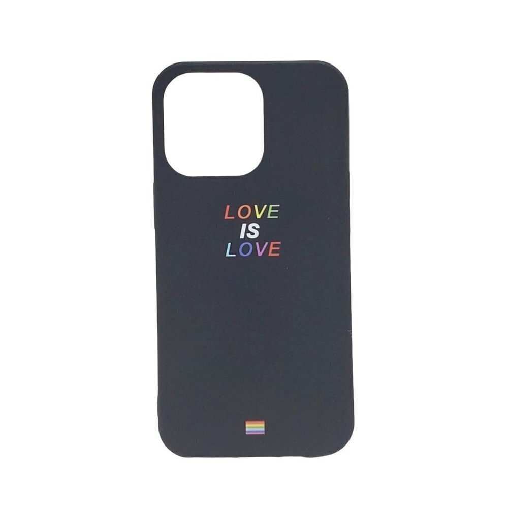 Love Is Love iphone 13 Pro Phone Case Black